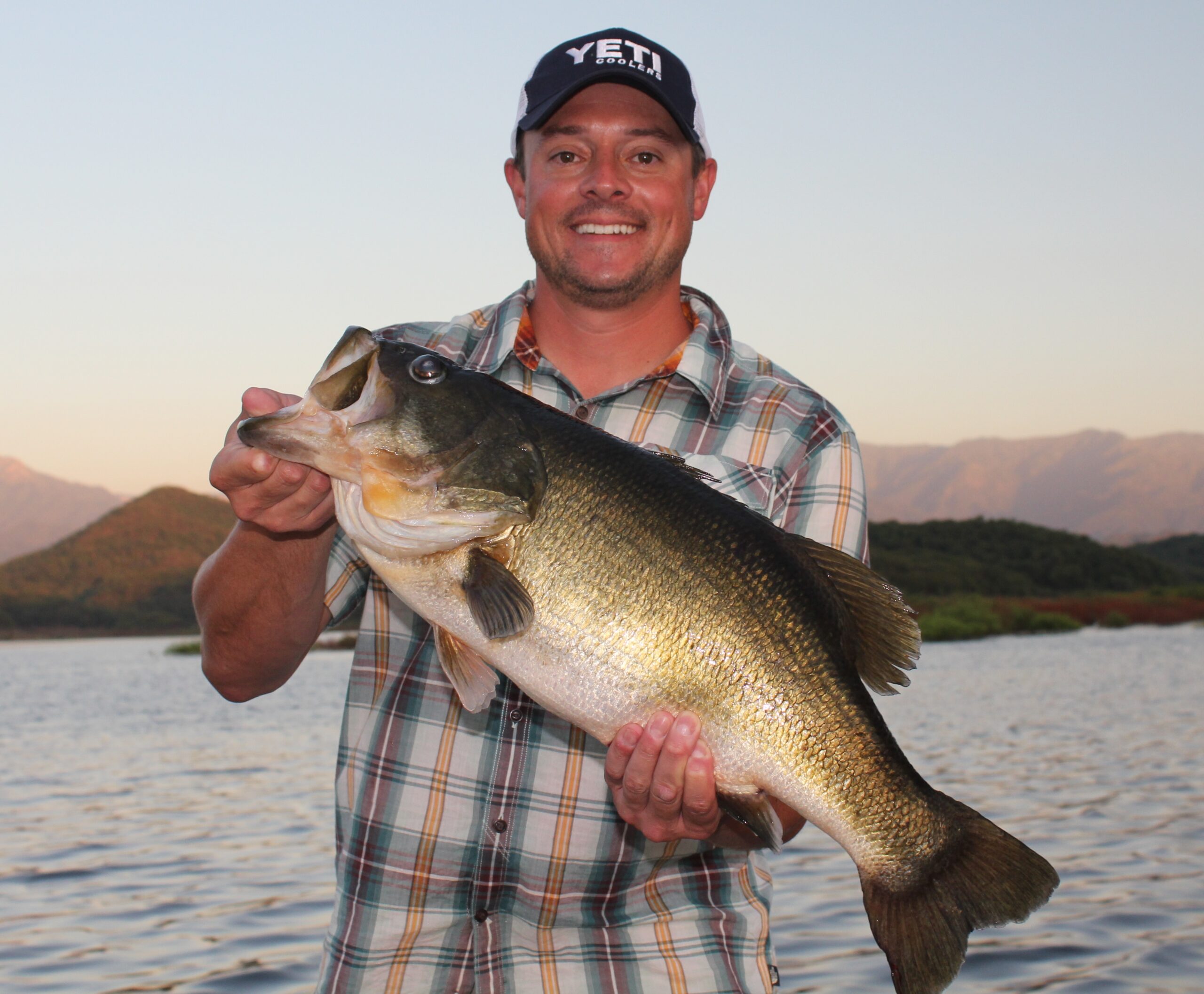 Justin and large-mouth bass